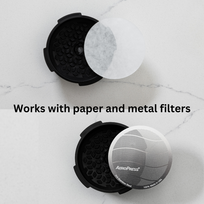 AeroPress Flow Control Filter Cap and Paper Micro-Filters Bundle - Image 2